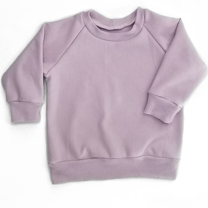 Lavender Raglan Sweatshirt